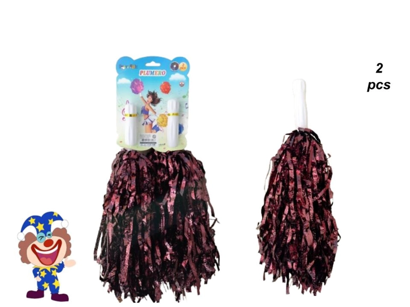 PLUMERO O POM POM VINOTINTO - 1