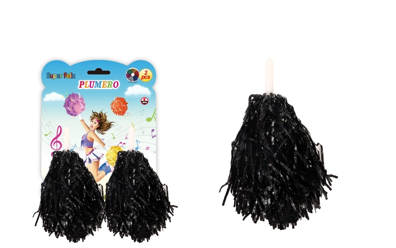 PLUMERO O POM POM NEGRO - 1
