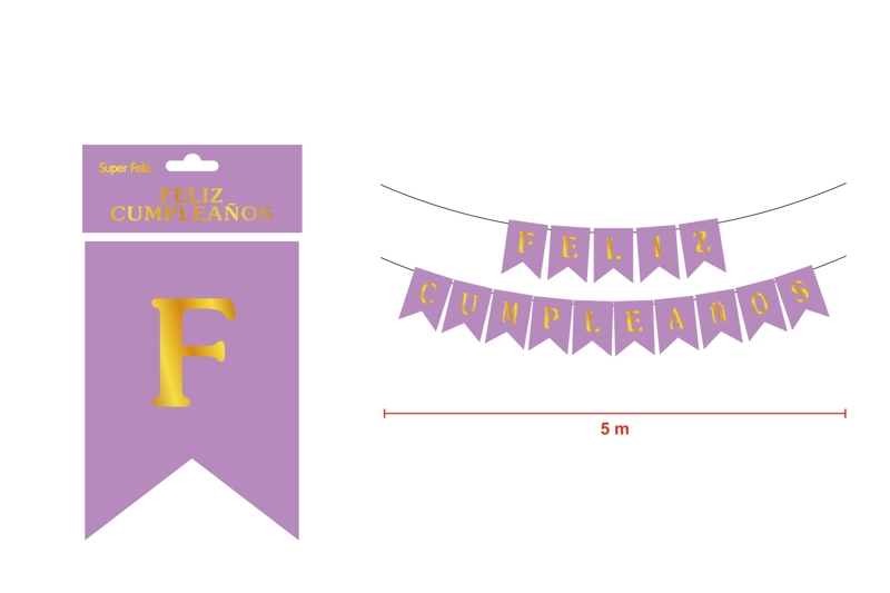 BANDERIN LILA - 1
