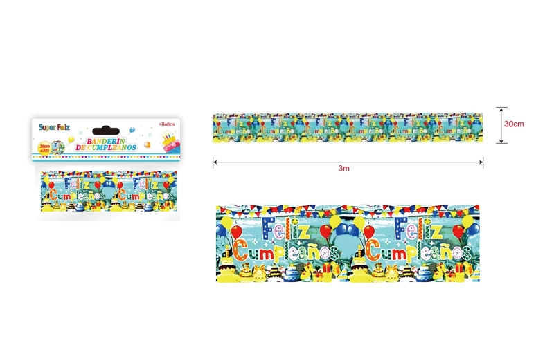 BANDERIN CELESTE/MULTICOLOR - 1
