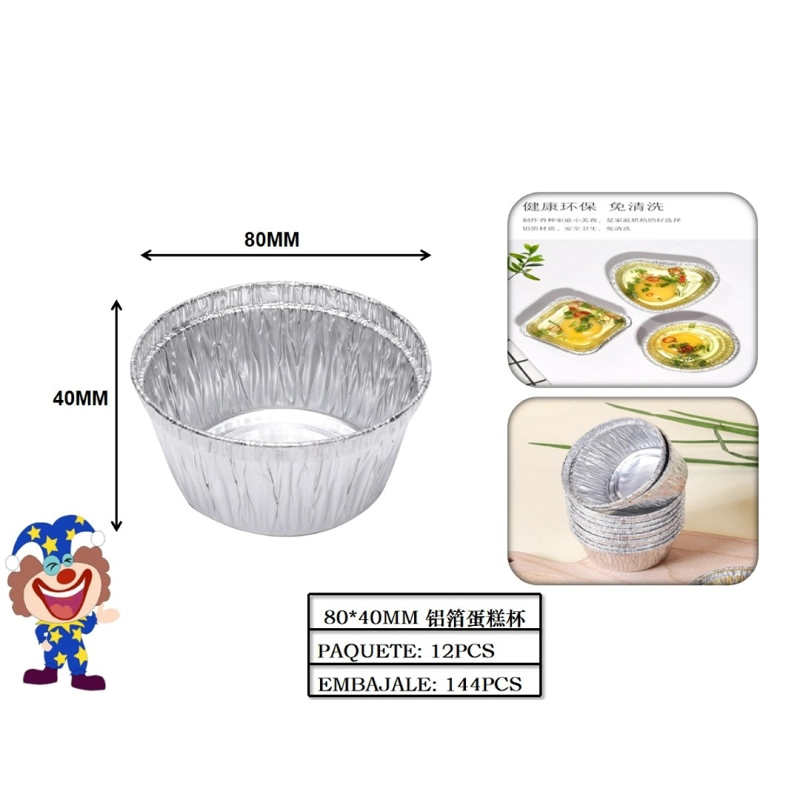 BANDEJA ALUMINIO 40 MM X 80 MM - 1