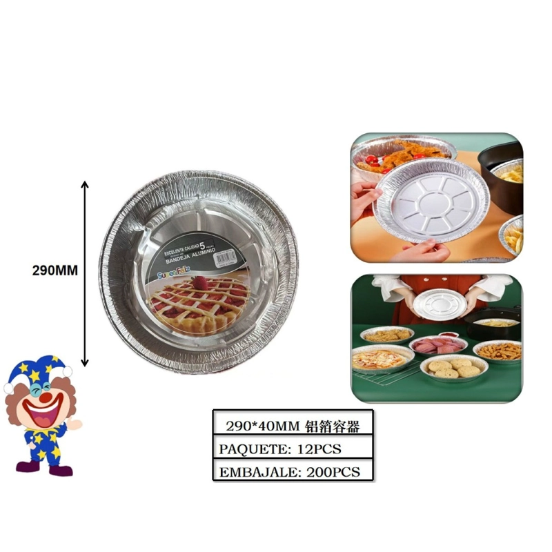 BANDEJA ALUMINIO 290 MM X 40 MM 12 PCS - 1