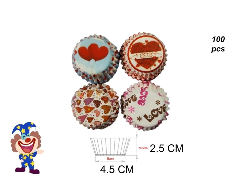 CAPSULAS (DISEÑO CORAZONES Y LOVE/2.5X4.5CM) - 1