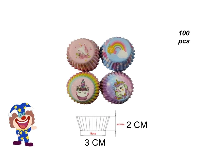 CAPSULAS (DISEÑO UNICORNIO Y ARCOIRIS/2X3CM) - 1