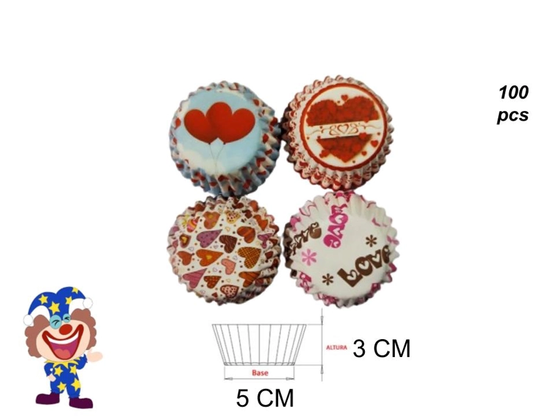 CAPSULAS (DISEÑO CORAZONES Y LOVE/3X5CM) - 1