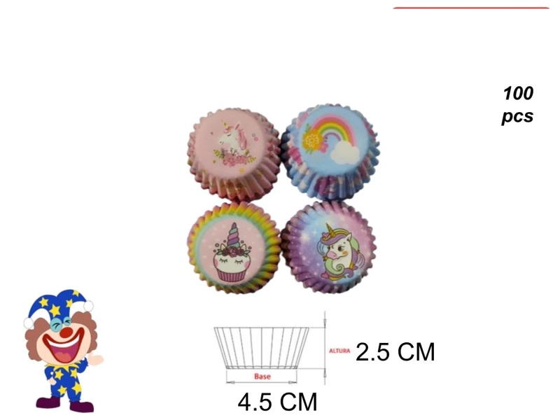 CAPSULAS (DISEÑO UNICORNIO Y ARCOIRIS/2.5X4.5CM) - 1