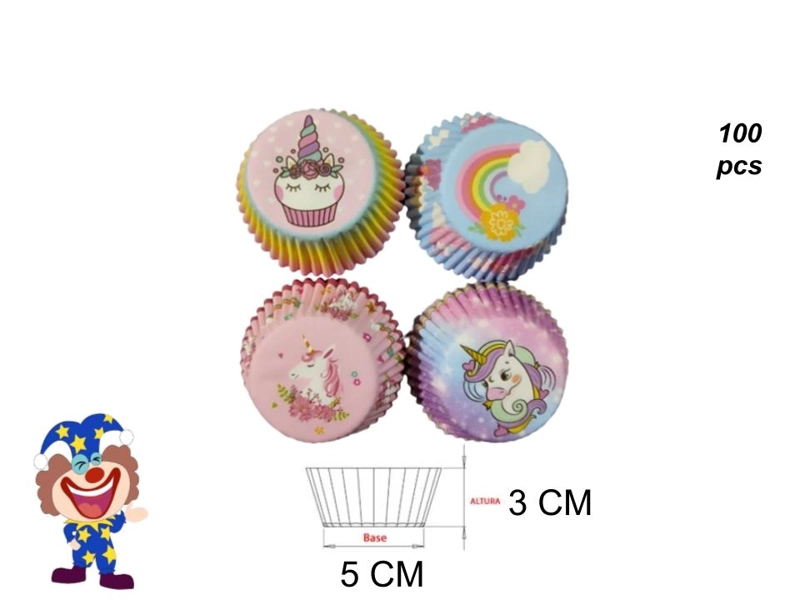 CAPSULAS (DISEÑO UNICORNIO Y ARCOIRIS/3X5CM) - 1
