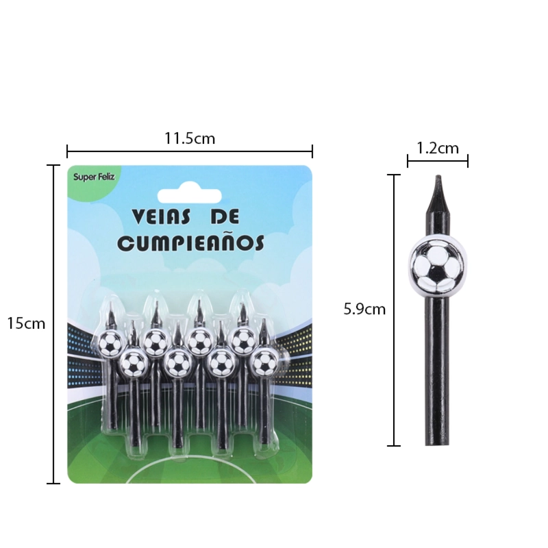 VELA FUTBOL (CON DISEÑO DE PELOTA) - 1