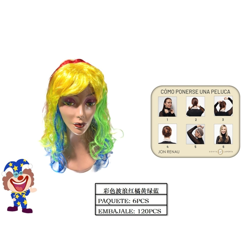 PELUCAS (MULTICOLOR LARGA) - 1