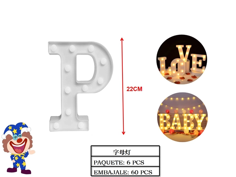 LETRAS LED LED (BLANCA / P) - 1