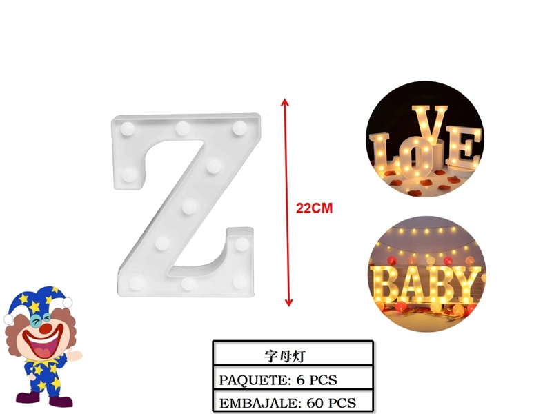 LETRAS LED LED (BLANCA / Z) - 1