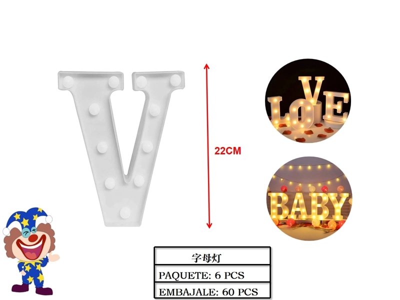 LETRAS LED LED (BLANCA / V) - 1