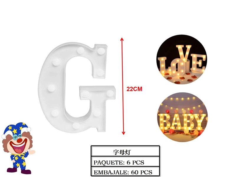 LETRAS LED LED (BLANCA / G) - 1