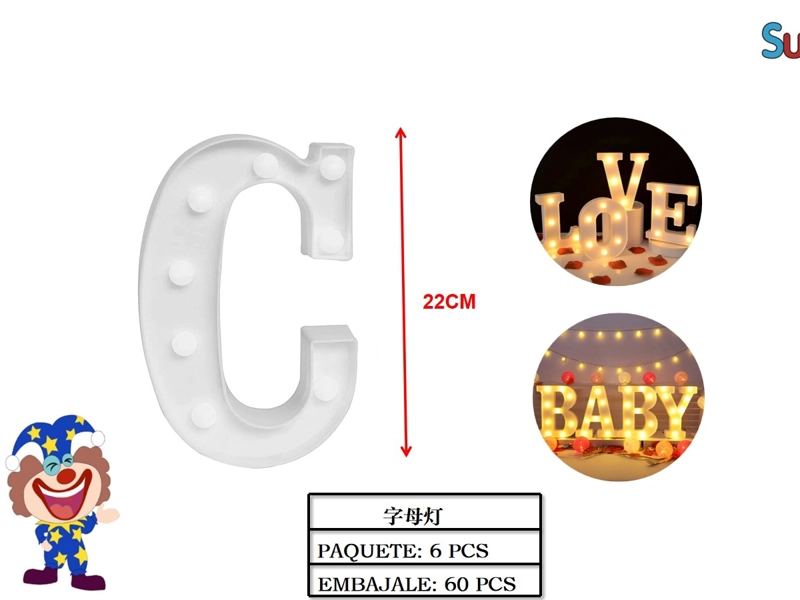LETRAS LED LED (BLANCA / C) - 1