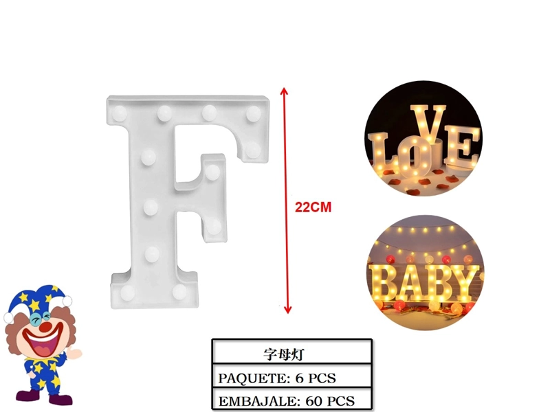 LETRAS LEDLED (BLANCA / F) - 1