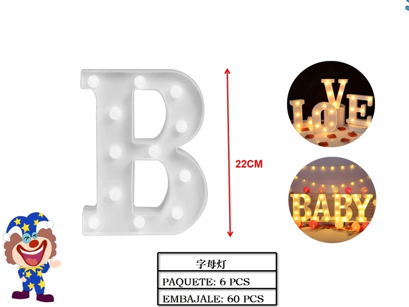 LETRAS LED LED (BLANCA / B) - 1