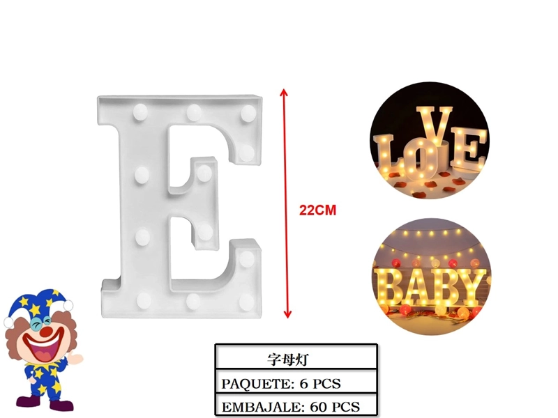 LETRAS LED LED (BLANCA / E) - 1