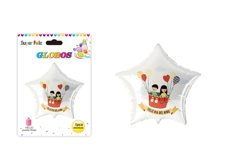 DIA DEL NIÑO (GLOBOS BLANCO/ESTRELLA) - 1