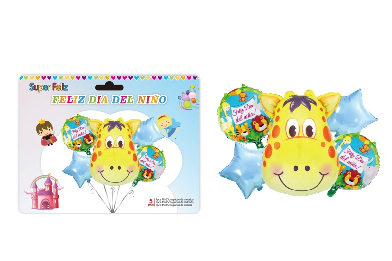 DIA DEL NIÑO (ARREGLO DE GLOBOS JIRAFA) - 1