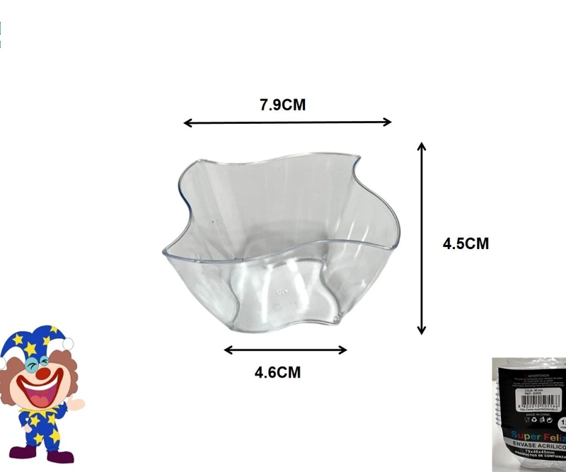 ACRILICO (VASO/7.9X4.5X4.6CM) - 1