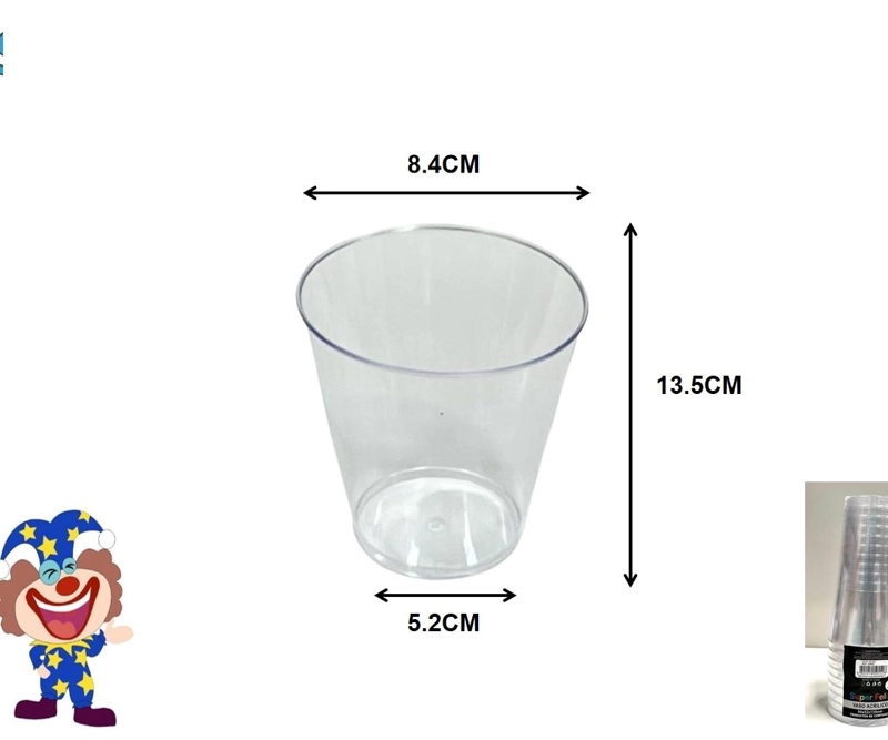 ACRILICO (VASO/8.4X13.5X5.2CM) - 1
