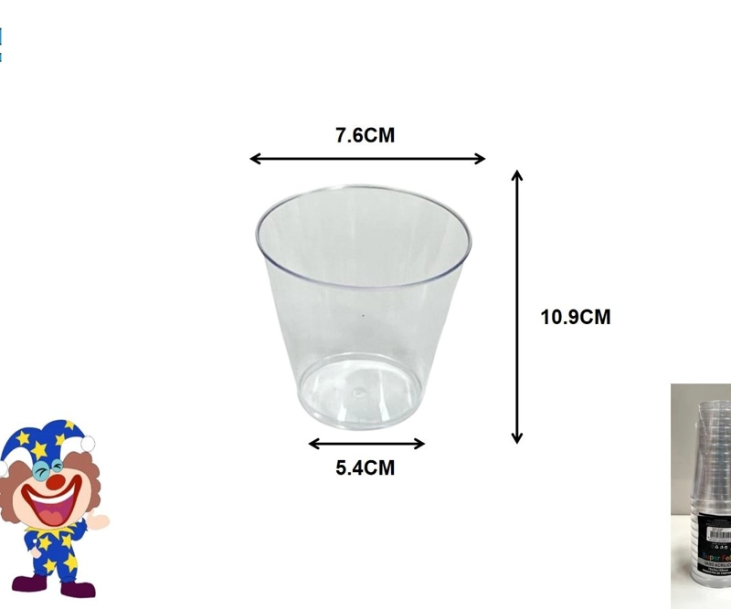 ACRILICO (VASO/7.6X10.9X5.4CM) - 1