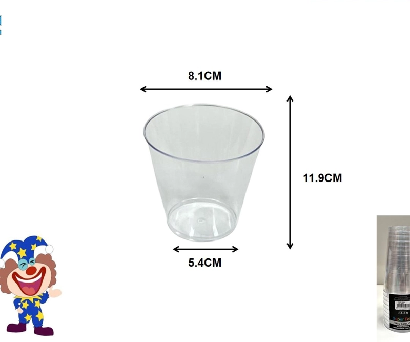 ACRILICO (VASO/8.1X11.9X5.4CM) - 1