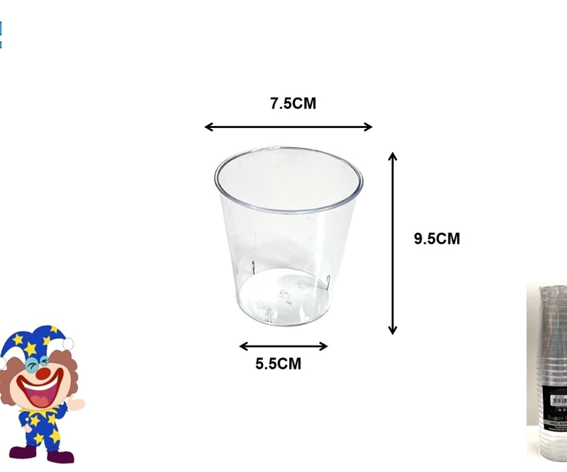 ACRILICO (VASO/7.5X9.5X5.5CM) - 1