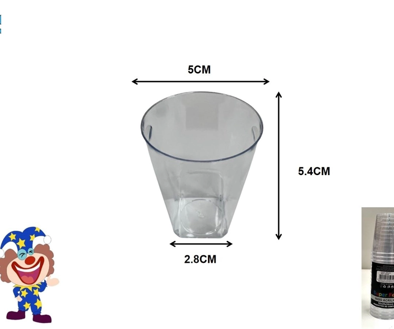 ACRILICO (VASO/5X5.4X2.8CM) - 1