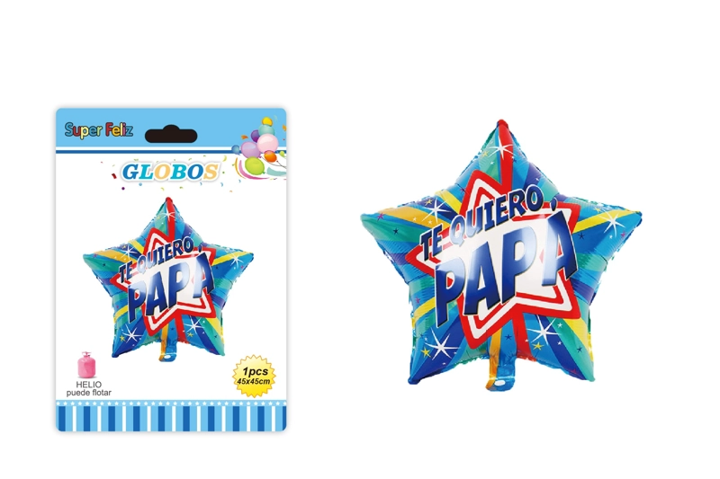 PAPA (GLOBO MULTICOLOR ESTRELLA) - 1
