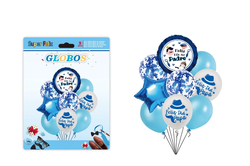 PAPA (GLOBOS/BLANCO/AZUL/NIÑOS/CONFETTI) - 1