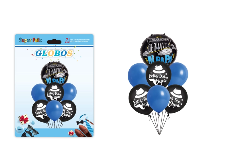 PAPA (GLOBOS/BLANCO/AZUL/NEGRO) - 1
