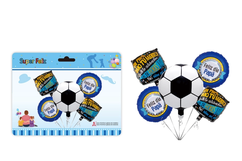 PAPA (COMBO DE GLOBOS/AZUL/NEGRO/BLANCO/VARIAS FORMAS/PELOTA) - 1