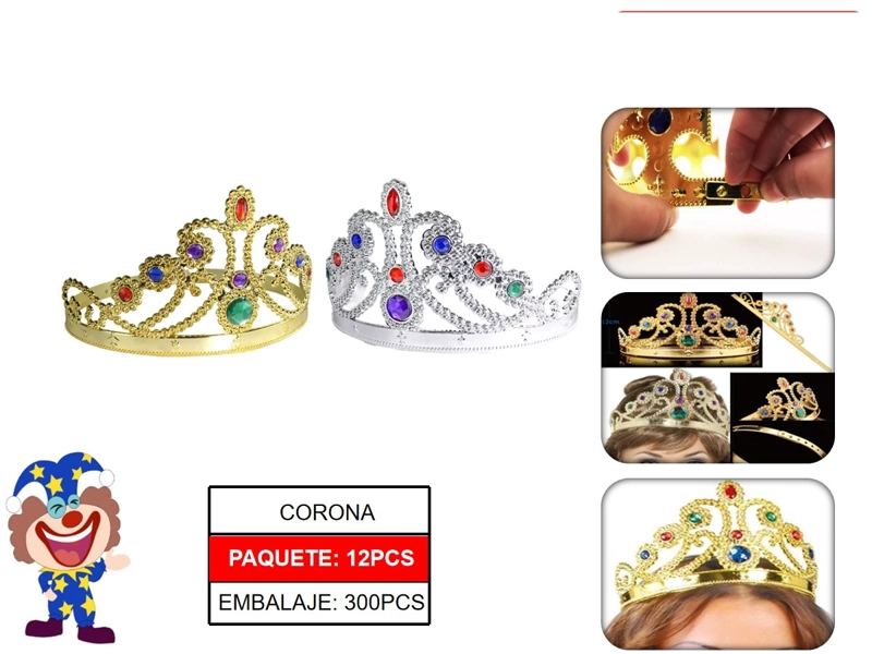 CORONA (PRINCESA DORADA Y PLATEADA) - 1