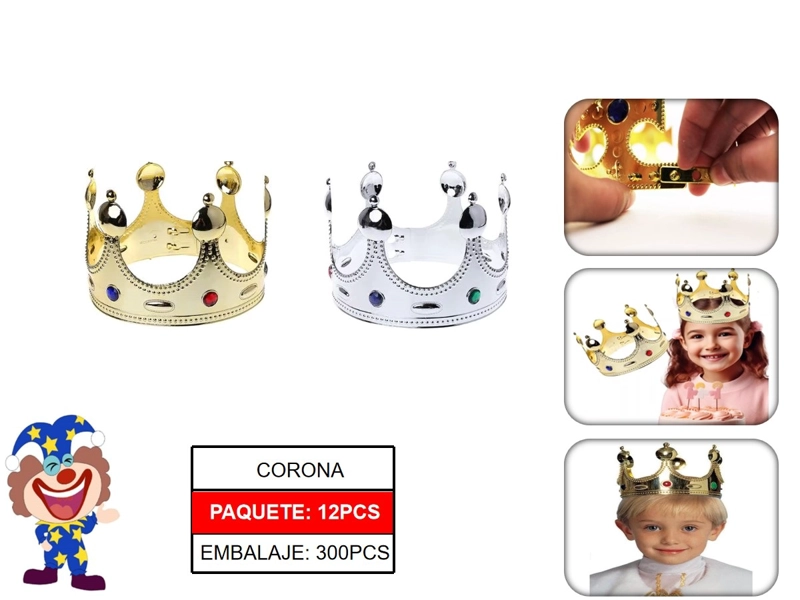 CORONA (REY DORADA Y PLATEADA) - 1