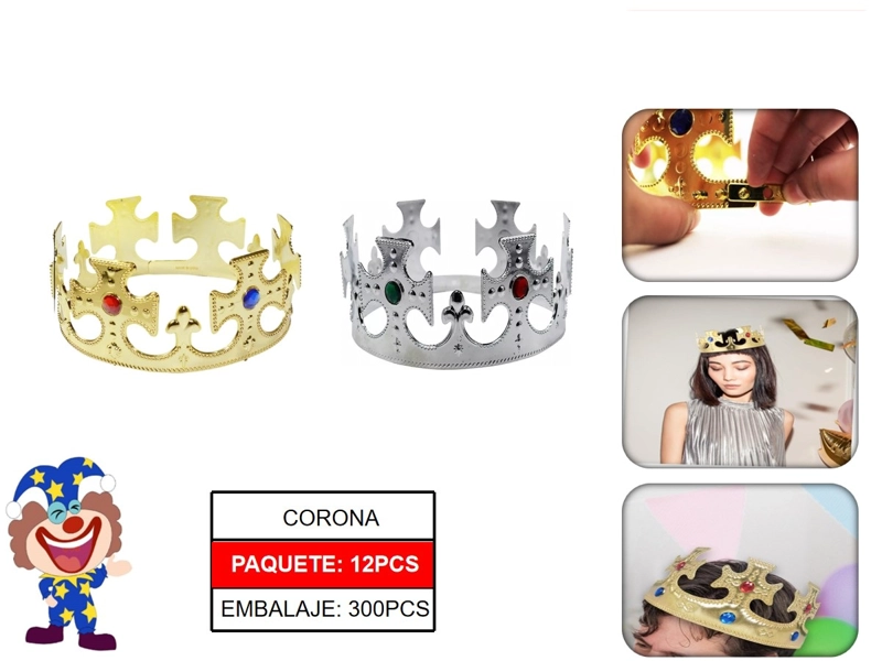 CORONA (REINA DORADA Y PLATEADA) - 1