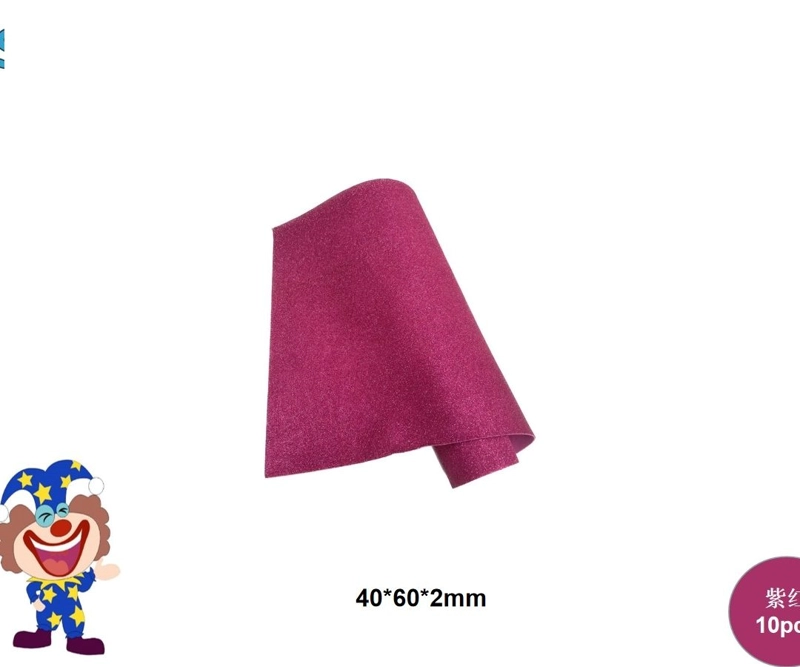 GOMA EVA CON GLITTER VINOTINTO 40 CM X 60 CM X 2 MM - 1