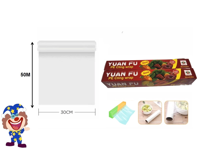 BOLSAS TIPO ZIPLOCK YUAN FU 30 CM X 50 M - 1