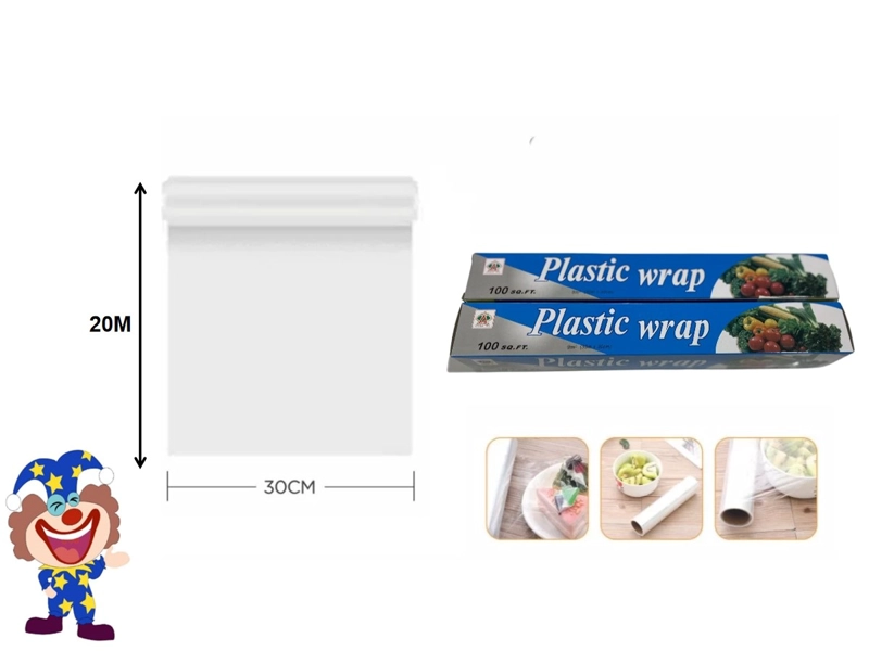 BOLSAS TIPO ZIPLOCK PLASTIC WRAP 30 CM X 20 CM 100 SQ.FT. - 1