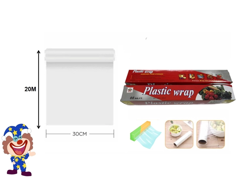 BOLSAS TIPO ZIPLOCK PLASTIC WRAP 30 CM X 20 CM 66 SQ.FT. - 1