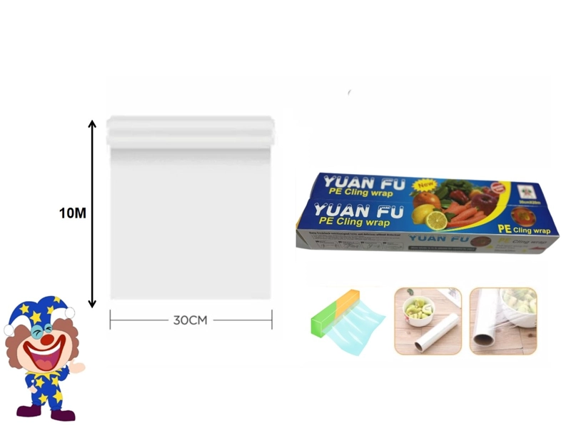 BOLSAS TIPO ZIPLOCK YUAN FU 30 CM X 10 M - 1