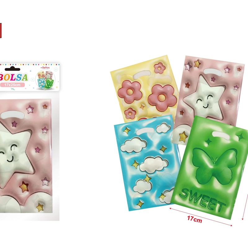 BOLSAS DE DULCES ESTRELLA 17 CM X 25 CM - 1