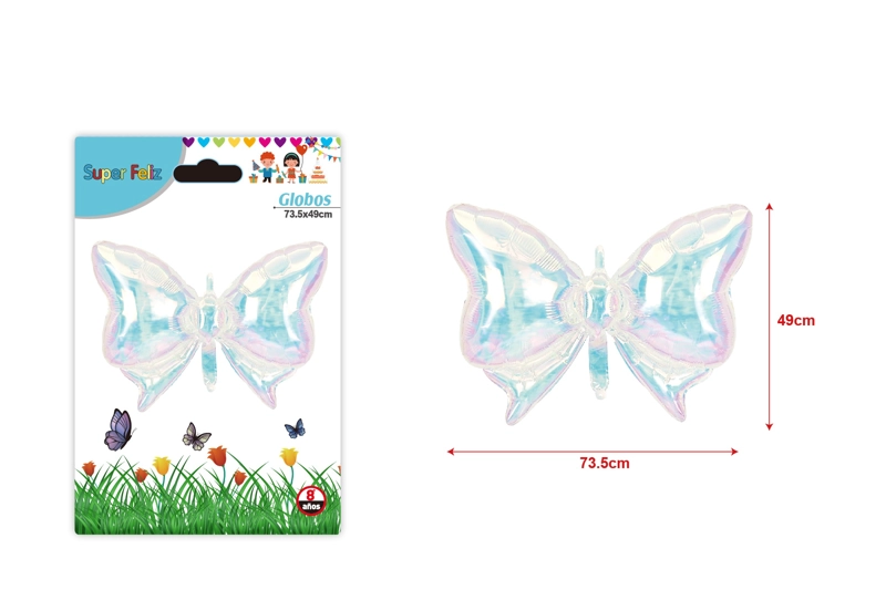 GLOBOS MARIPOSA IRIDISCENTE 73.5 CM X 49 CM - 1