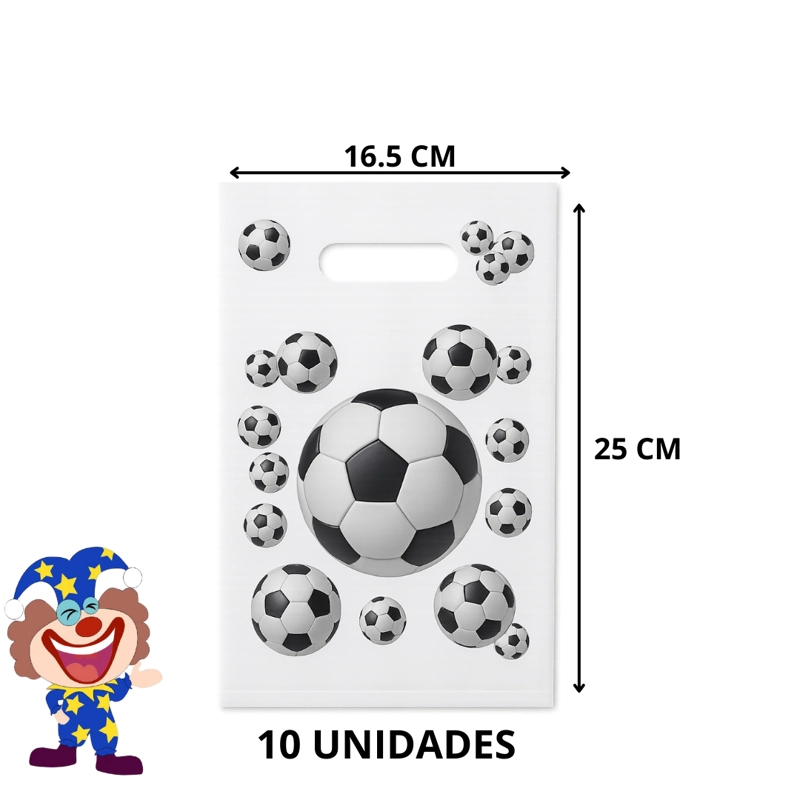 BOLSA DE DULCES FUTBOL 16.5 CM X 25 CM - 1