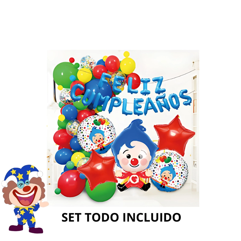 GLOBOS PLIM PLIM SET TODO INCLUIDO - 1
