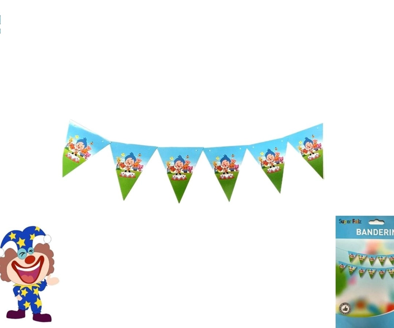 BANDERINES PLIM PLIM 5 M 14 PCS - 1