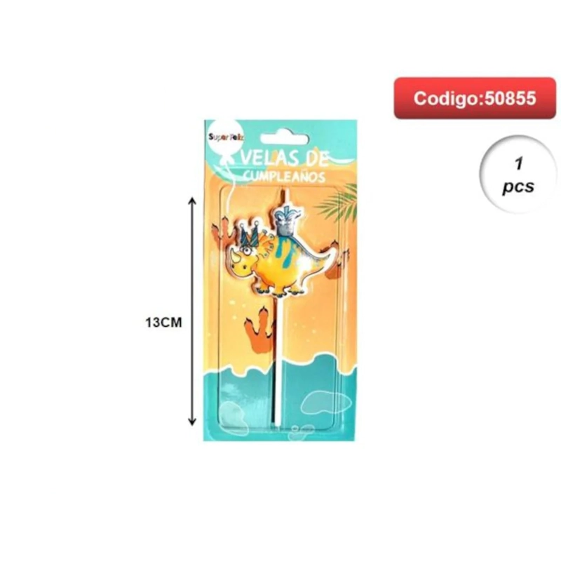 VELAS TEMATICA PLAYERA CON DISENO DE FLAMENCO 50855 - 1