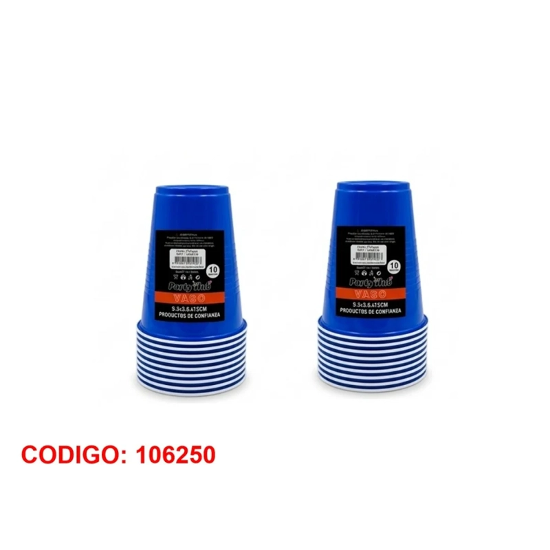 VASOS CUMPLEAÑOS 500ML COLOR AZUL 106250 - 1