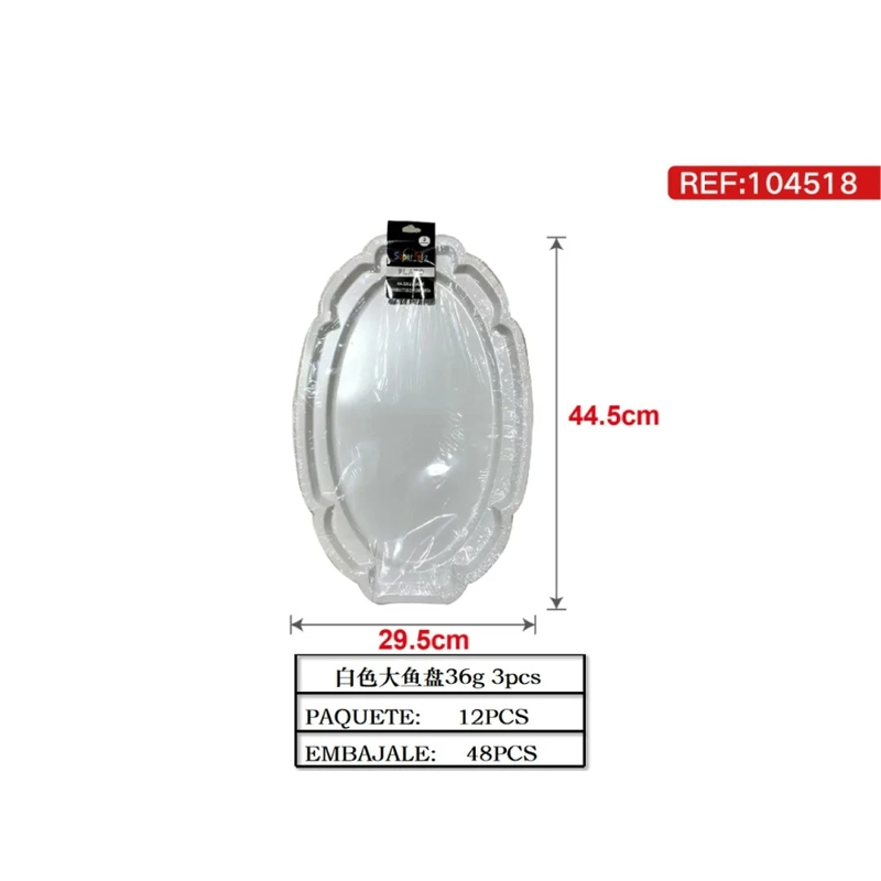 PLATOS BLANCO 104518 - 1