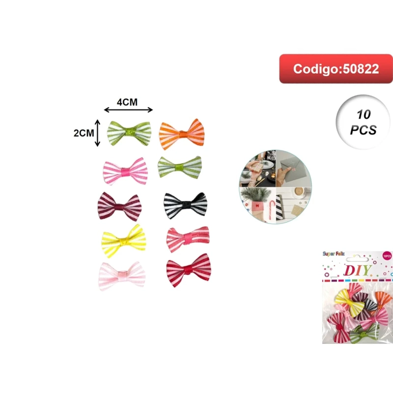 MOÑOS DE GOMA EVA EN COLORES SURTIDOS 4X2CM 50822 - 1